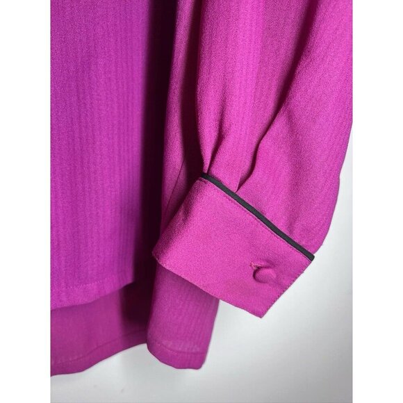 Vintage Jennings Women’s Blouse Pink Button Down 8 - Picture 6 of 10
